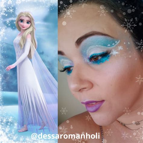 Elsa Frozen Makeup Em 2020 Elsa De Frozen Princesas Princesas Disney