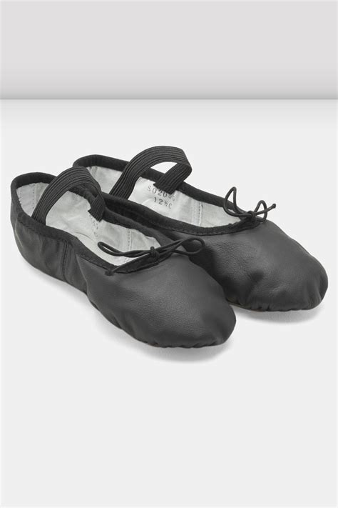Bloch Black Leather Full Sole Ballet Slippers Child Dance Plus Miami