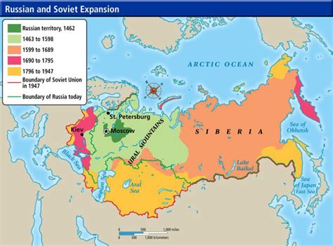 Territorial Expansion Of Russia And The Soviet Maps On The Web