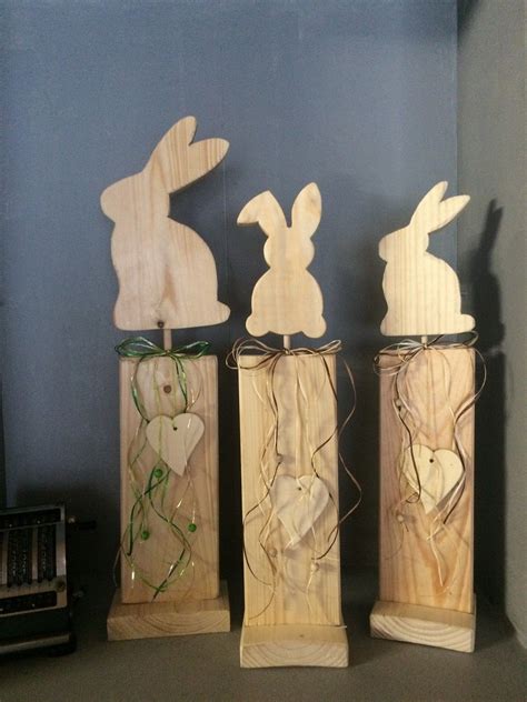 Schneide die vorlage entlang der aufgezeichneten kontur aus und bügel sie auf die rechte seite eines der gemusterten. Shabby Chic Hase Ostern Deko Ausverkauf Handarbeit ...