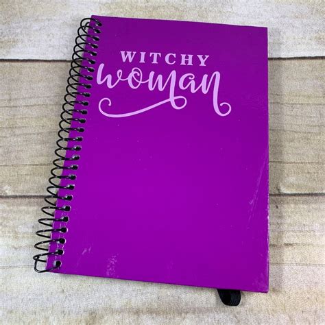 Purple Witchy Woman Journal Witchy Woman Notebook Witchy Etsy