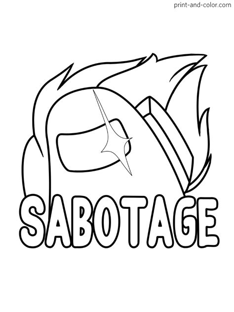 Download Among Us coloring pages | Print and Color.com