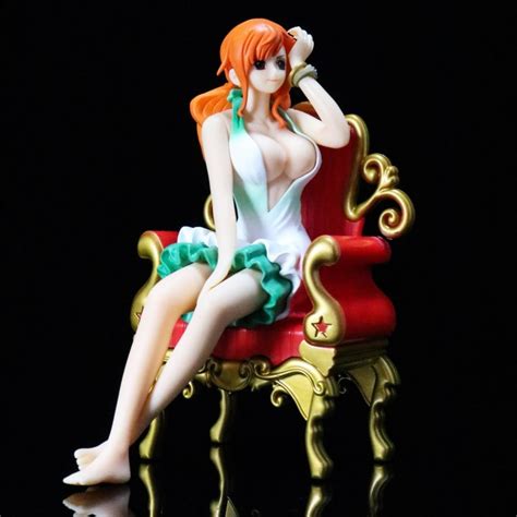 Anime Model One Piece Action Figure Sofa Sexy Nami Sitting Posture