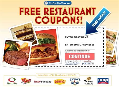 Our top discount is 10% off. Restaurant coupons | Restaurant coupons, Free restaurant ...