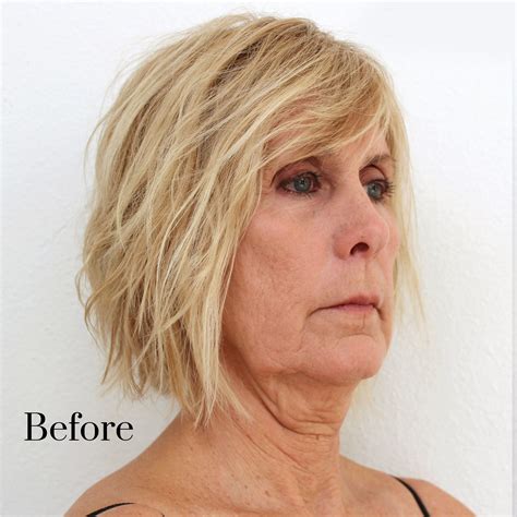 Whoever said women older than 60 can't have style? Hairstyles For Sagging Jowls - Wavy Haircut