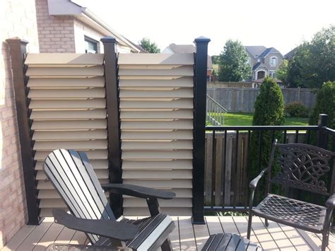 10 Best Louvered Privacy Images On Pinterest Privacy Screens