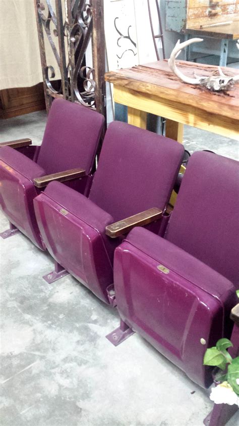 Vintage Grape Theater Seats Vintage Chairs Recliner Chair Chair