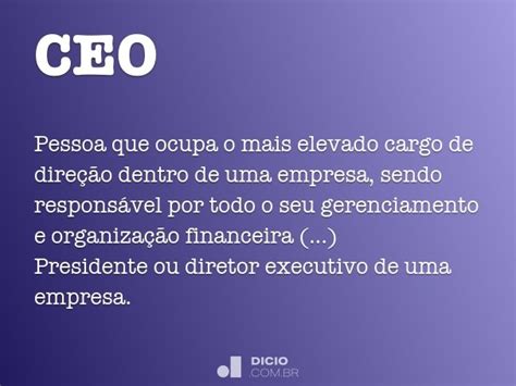Ceo Dicio Dicionário Online De Português