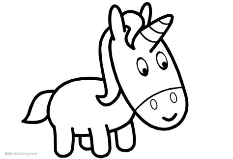 Bunny Baby With Baby Unicorn Coloring Page Coloring Pages