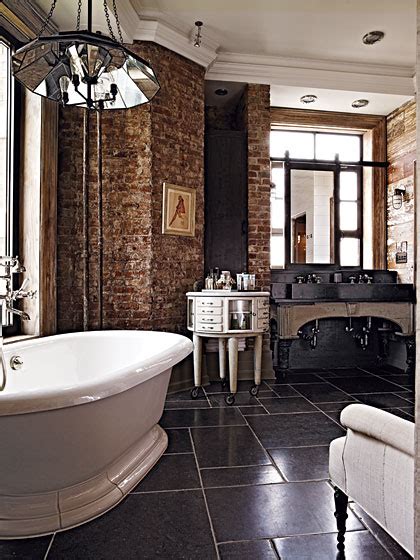 Amazing gallery of interior design and decorating ideas of bathroom brick walls in living rooms, bathrooms, kitchens by elite interior. 11 Contemporary Exposed Brick Wall Bathrooms You Need to See