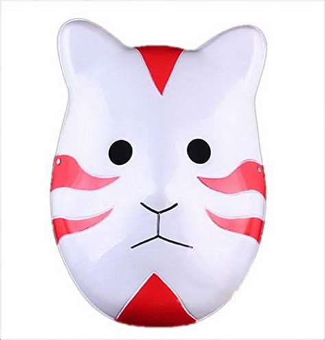 Naruto Shippuuden Anbu Cosplay Mask Itachi Cat Style Red By Renineic