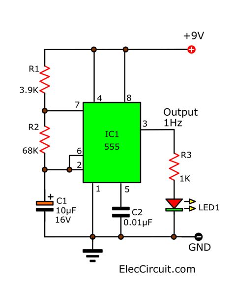 How Does Ne Timer Circuit Work Datasheet Pinout Eleccircuit