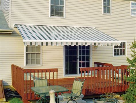 Diy awnings for decks can make your patio useful even in the heat of the midday sun. Retractable awning over deck | Deck awnings, Patio room ...