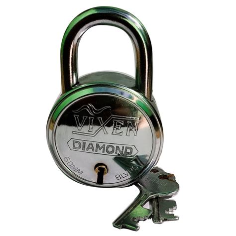 With Key 60mm Vixen Diamond Padlock Home At Rs 36piece In Aligarh