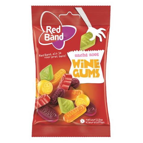 Red Band Wine Gums 12 X 166g Morgan Williams International Inc