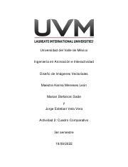 Actividad 2 cuadro comparativo pdf Universidad del Valle de México