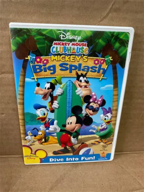 Mickey Mouse Clubhouse Mickeys Big Splash Dvd 2009 Disney 499