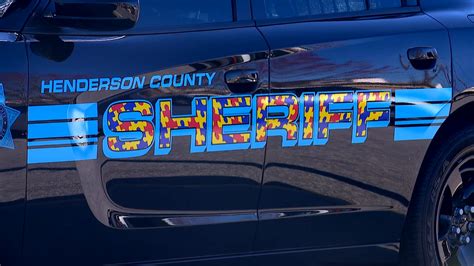Henderson County Sheriffs Office Unveils Patrol Car For Autism