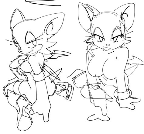 Rule 34 Looking At Viewer Rouge The Bat Sonic Series Sonic The
