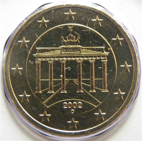 Germany 50 Cent Coin 2002 D Euro Coinstv The Online Eurocoins