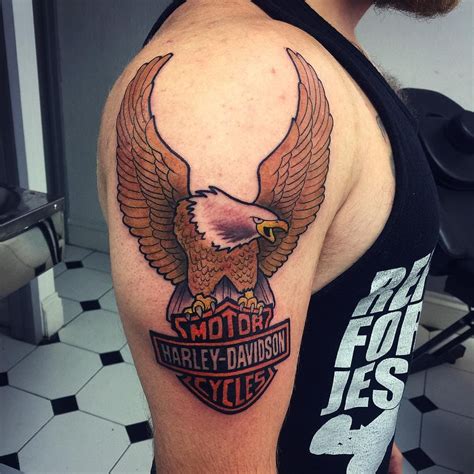 Harley Davidson Eagle Tattoo