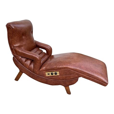 1970s Vintage Deluxe Electric Contour Lounge Chair Chairish