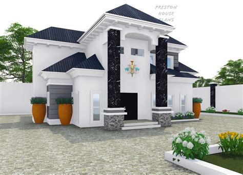 3 Bedroom Bungalow With A Penthouse Preston House Plans
