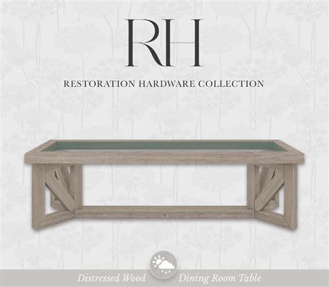 Simplistic Restoration Hardware ~ Dining Table If You Cant