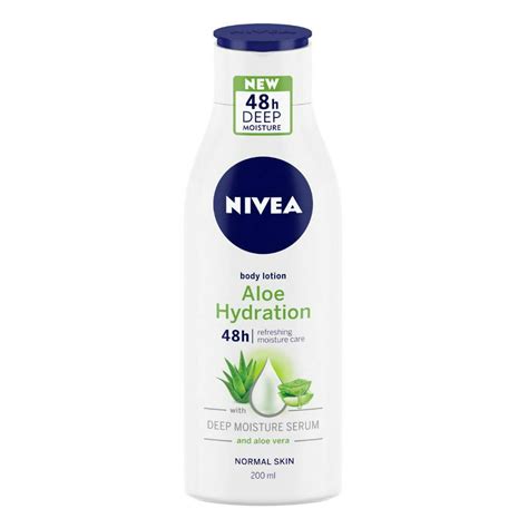 Nivea Aloe Hydration Body Lotion 200ml With Deep Moisture Serum And