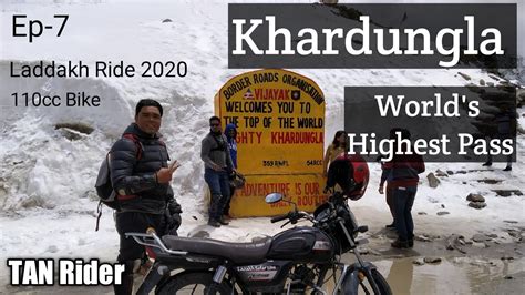 Well the bike with the highest cc is probably one of those huge supermoto racing bikes. Ep-7 | World's Highest Motorable Pass Khardung Laa ...