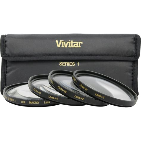 Vivitar Series 1 1 2 4 10 Close Up Macro Filter Set With Pouch
