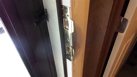 How to repair a damaged door jamb and strike after being  
