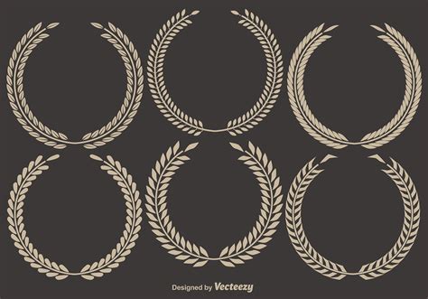 Laurel Wreath Vector Art Icons And Graphics For Free Download
