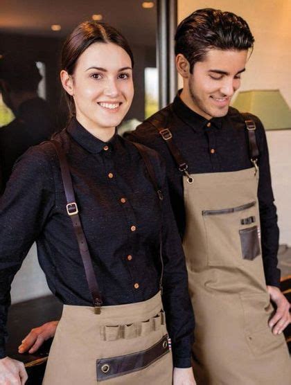 Pin By Leila Abdulrahim On Uniforms Barista Outfits Cafe Uniform
