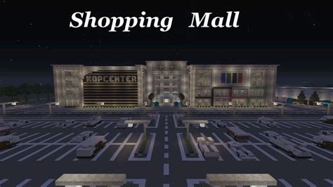 Minecraft Shopping Mall Minecraft City Minecraft Modern Minecraft