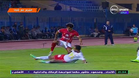 10 ساعة | الدوري المصري. TimeOut - " مراوغة محمد هاني لاعب الاهلي في مباراة الاهلي ...