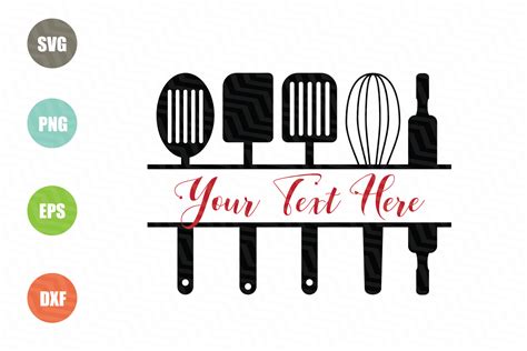 Download Kitchen Monogram SVG