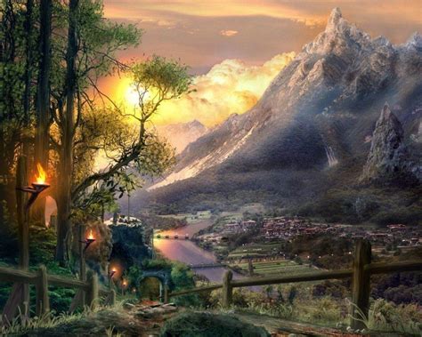 Fantasy Landscape Desktop Wallpaper