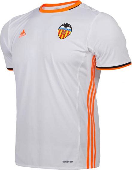 Valencia 16 17 Home And Away Kits Released Footy Headlines