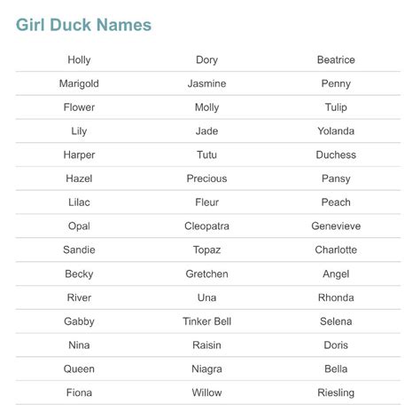A pet name, nickname, or just term of endearment makes your relationship more meaningful. 250+ Duck Names for Your Feathered Friend (From Aflac to ...