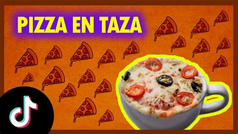 Pizza En Taza Recetas Tik Tok 2020 Youtube