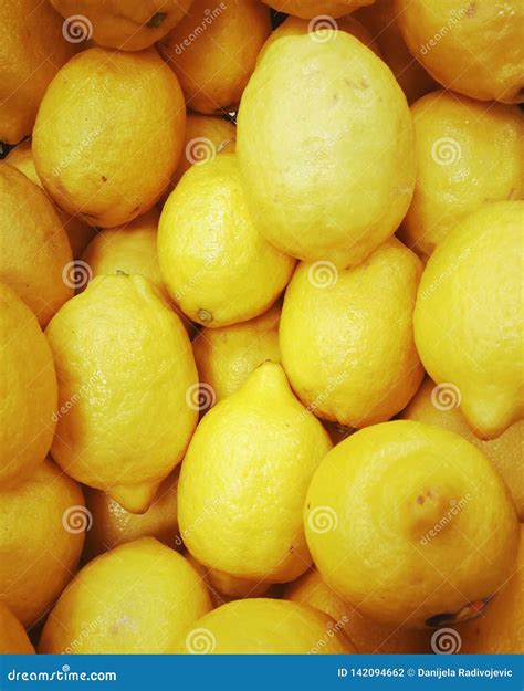 Yellow Lemons Fruits Health Vitamin C Stock Photo Image Of Fruits