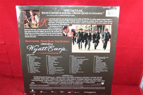 Laserdisc B Wyatt Earp Kevin Costner Dennis Quaid Gene Hackman