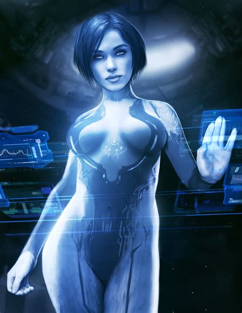 Cortana Halo Series Artwork By Skrib Blix Cortana Halo Halo Series Halo Game World