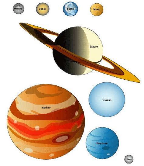 Planets Solar System Cut Out