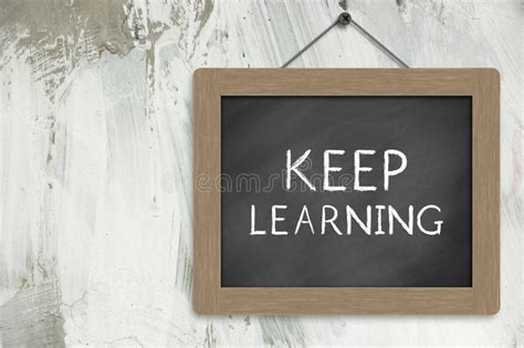 Keep Learning Sign Stock Image Image Of Abbreviation 44687031