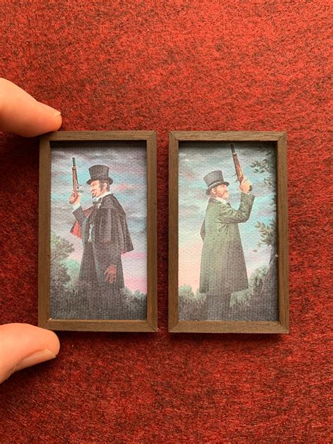 Disney Haunted Mansion Portraits Both Left And Right Dueling Etsy