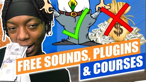 no money no problem stay inspired with free plugins sounds and courses 💎 link in the