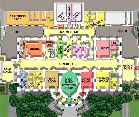 White House Floor Plan East Wing Floorplansclick