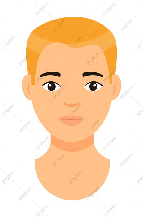 Gambar Manusia Avatar Karakter Kartun Vektor Potong Rambut Pria